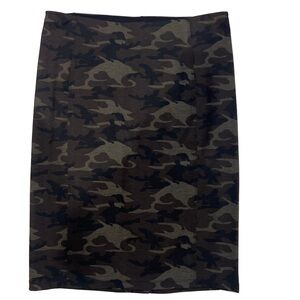 Liverpool Camouflage Pencil Skirt